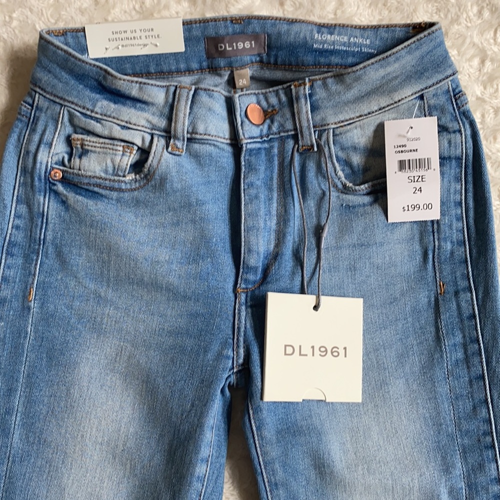 NWT DL1961 Florence Ankle amid-Rise Instasculpt - Picture 9 of 11